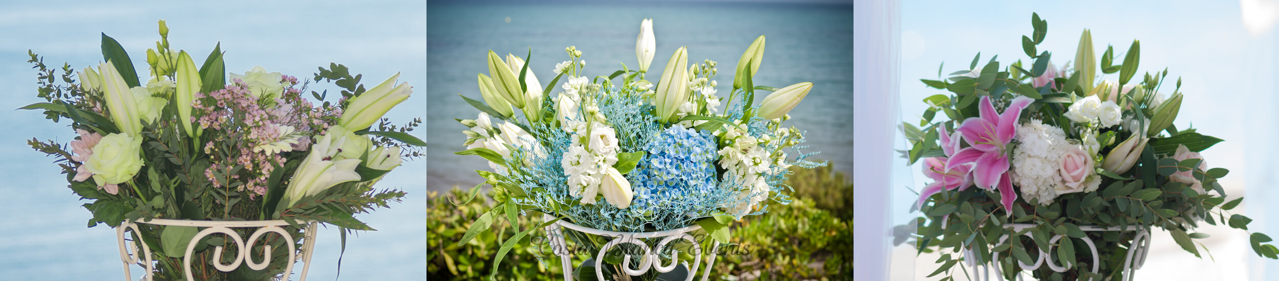 Blumen für die Zeremonie